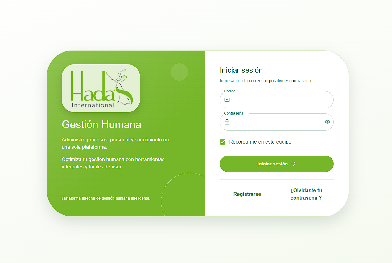 Sistema de gestión humana