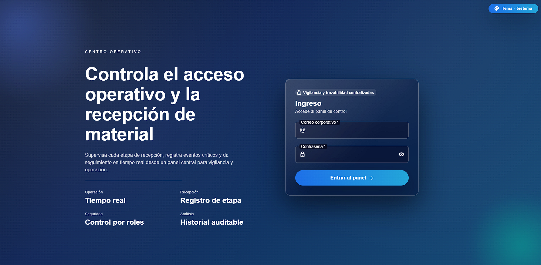 Sistema de monitoreo