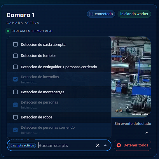 Sistema inteligente de vigilancia vista 2