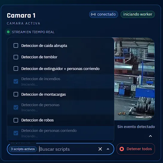 Sistema inteligente de vigilancia - Vista 2